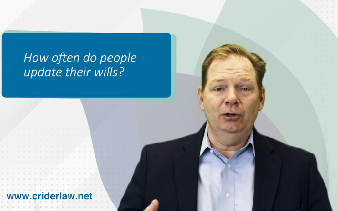 How often do people update their wills?